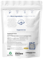 Micro Ingredients Omega-3 Fish Oil Softgels - Triple Strength

