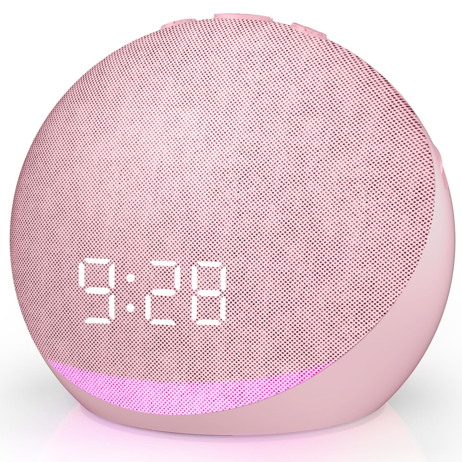 Sound Machine Alarm Clock for Bedroom with 25 Sleep Sounds and Bluetooth Speaker