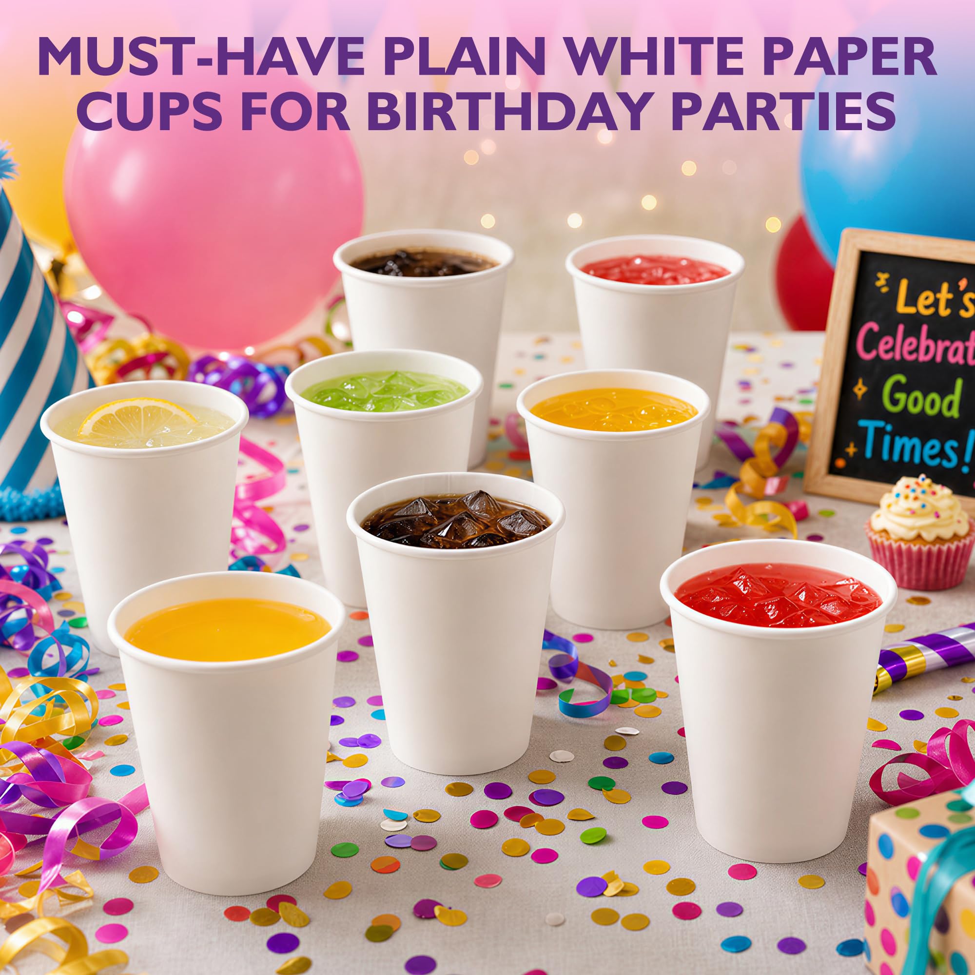 Disposable Paper Coffee Cups for Hot Beverages

