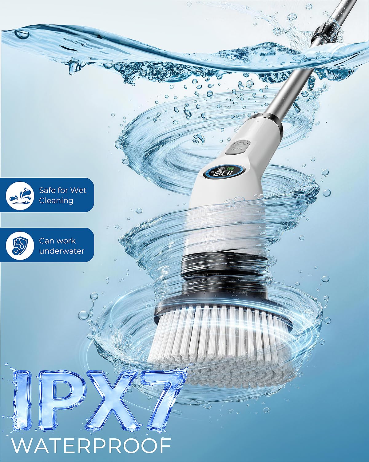 Electric Spin Scrubber with Rechargeable Battery

