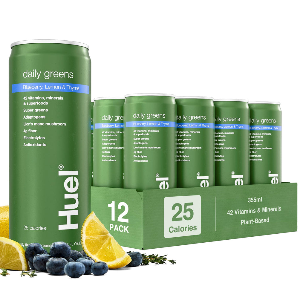 Huel Daily Greens Ready-to-Drink, 42 Vitamins & Wholefood Greens