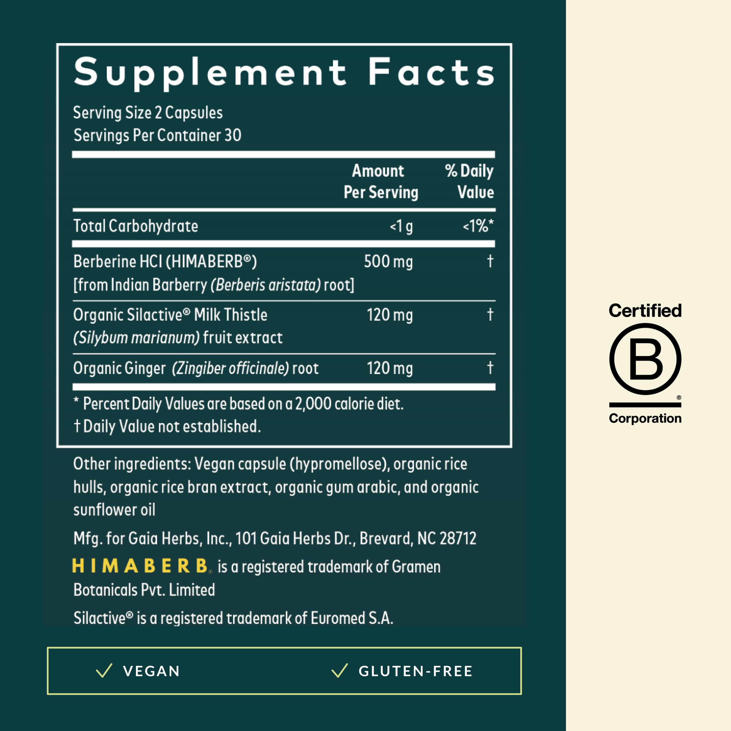 Gaia Herbs Liver Support Herbal Supplement

