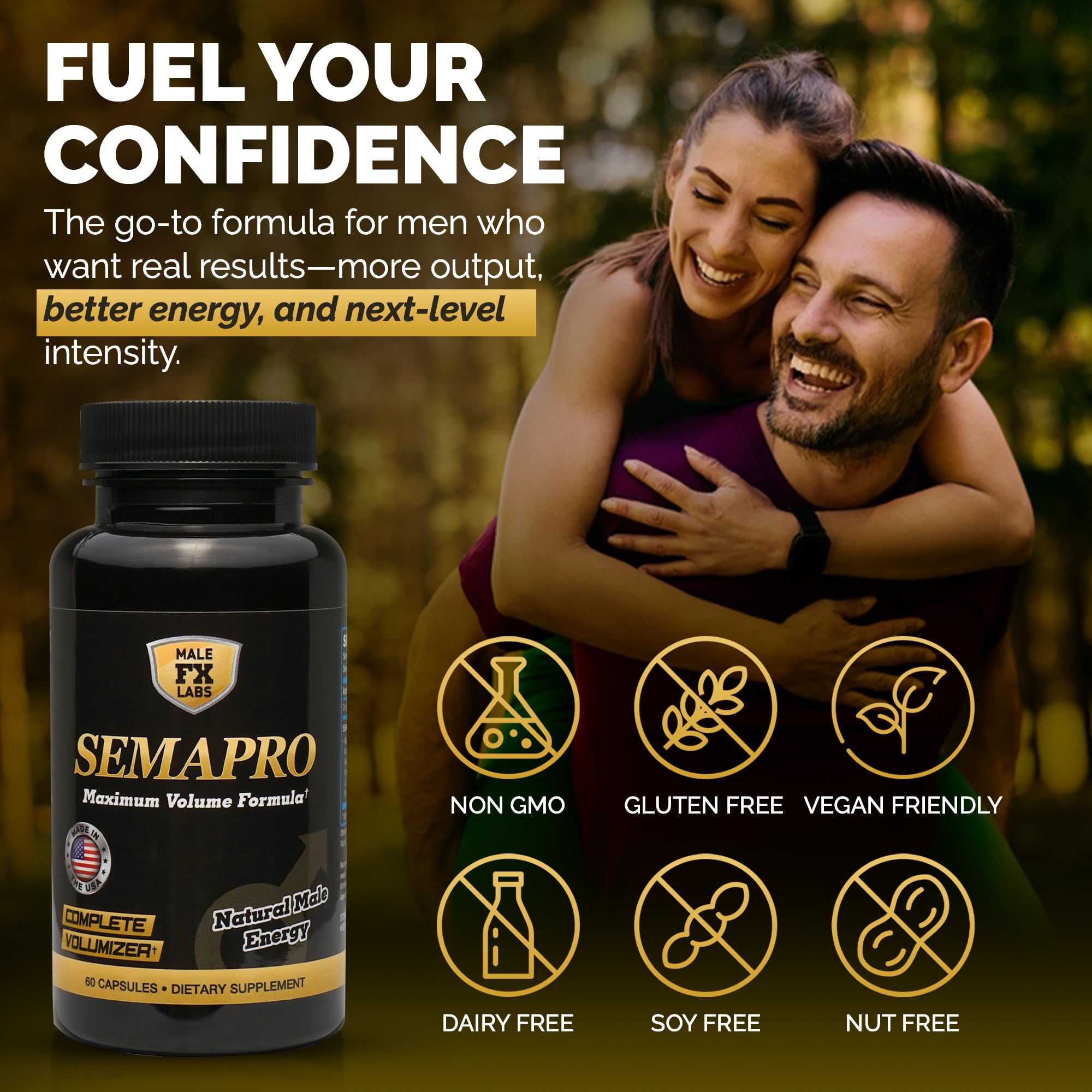 Semapro Semen Volume & Male Energy Formula | All-Natural

