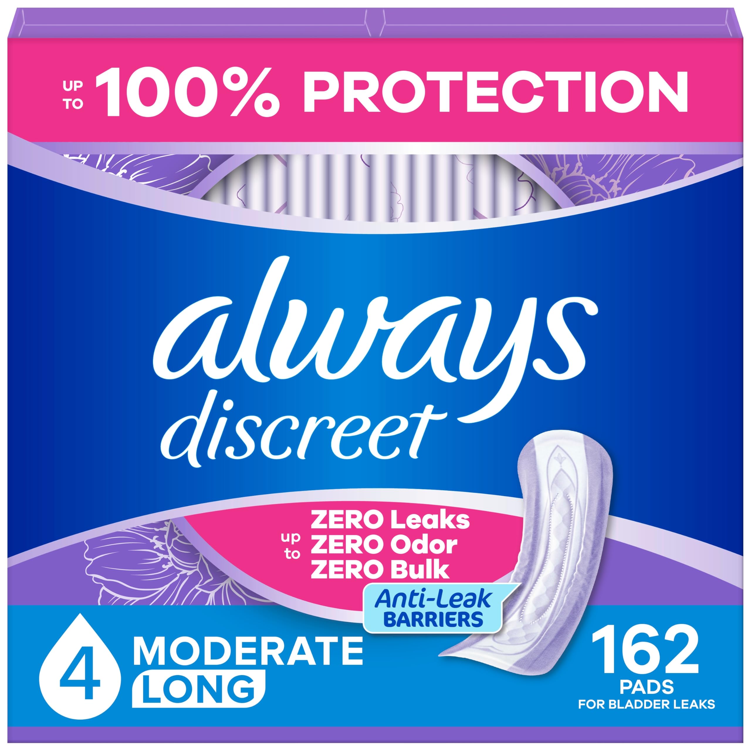 Always Discreet Incontinence Pads - Drier Protection