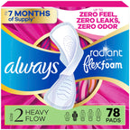 Always Radiant Pads with Wings – Dermatologist Tested

