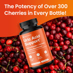 Uric Acid Support: Tart Cherry, Turmeric & Celery Seed

