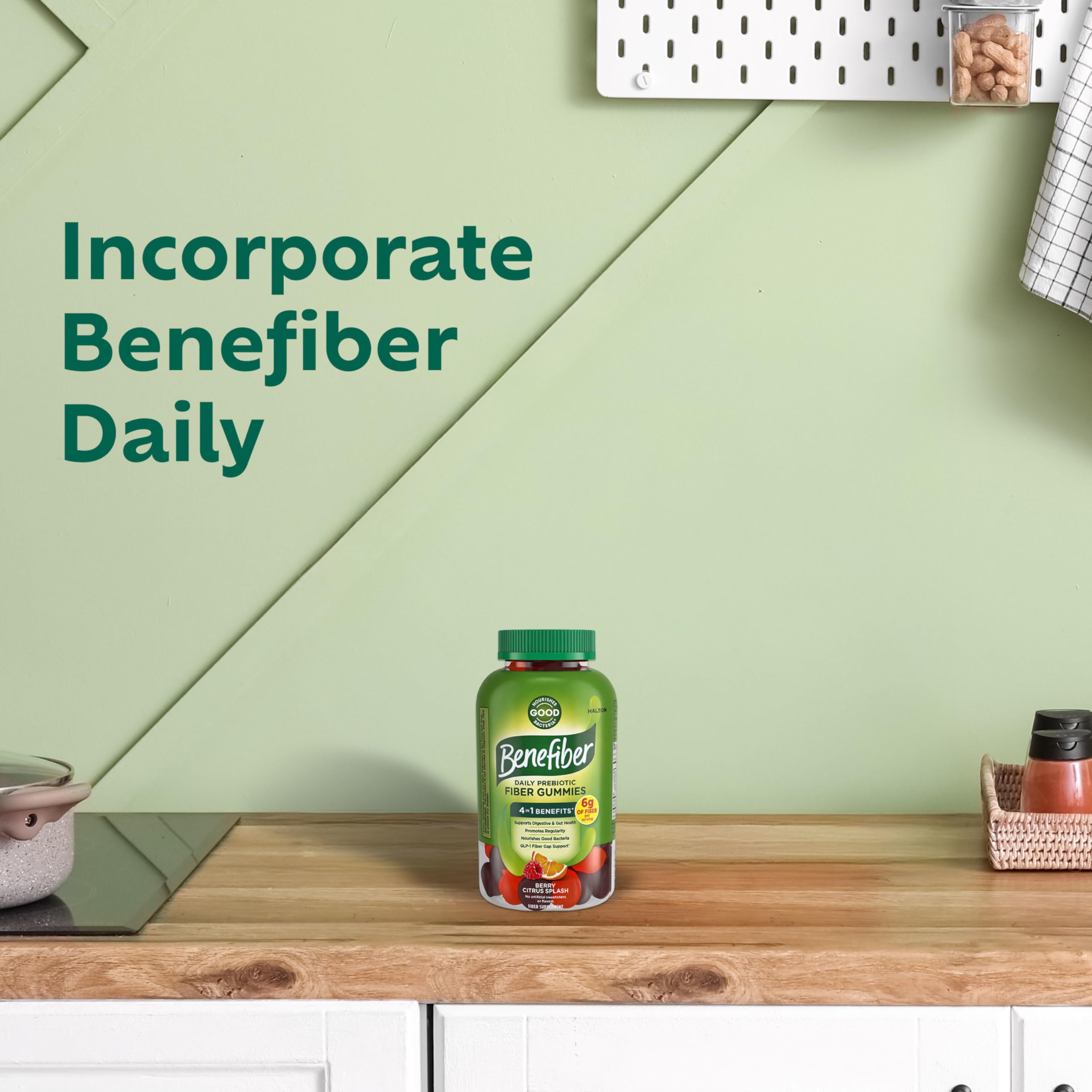 Benefiber Prebiotic Fiber Gummies for Digestive Health

