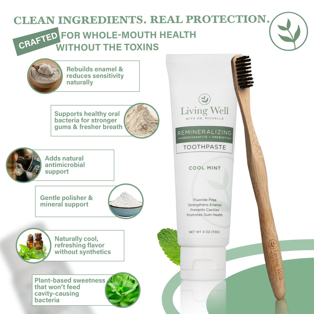 Hydroxyapatite Toothpaste - Fluoride-Free Formula PROtektin

