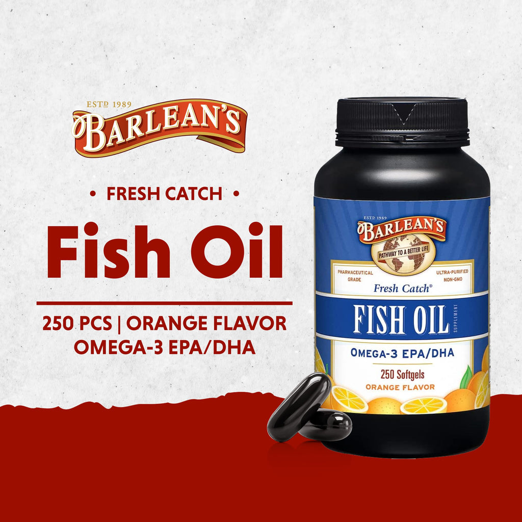 Barlean's Omega-3 Fish Oil Softgels 600mg EPA DHA

