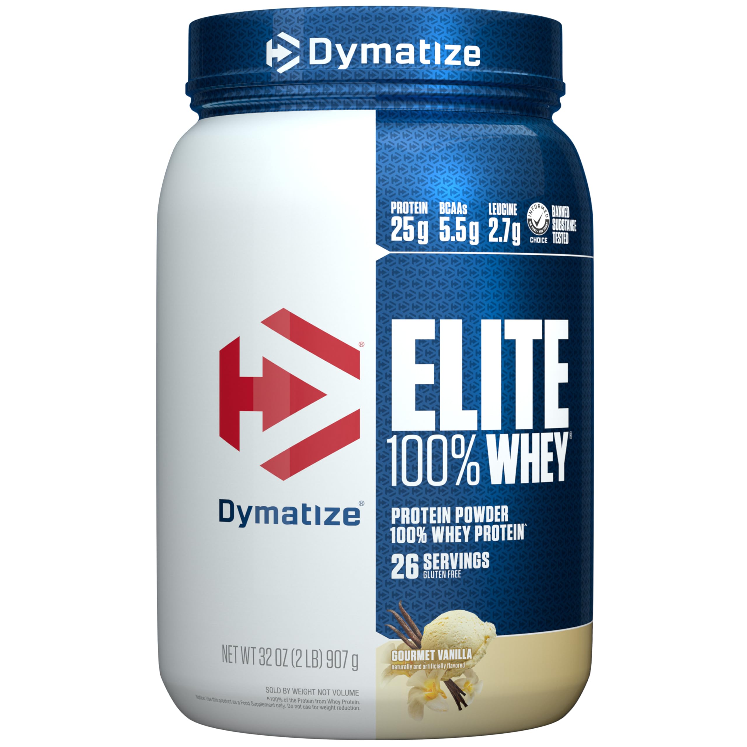 Dymatize Elite 100% Whey Protein Powder with L-Leucine

