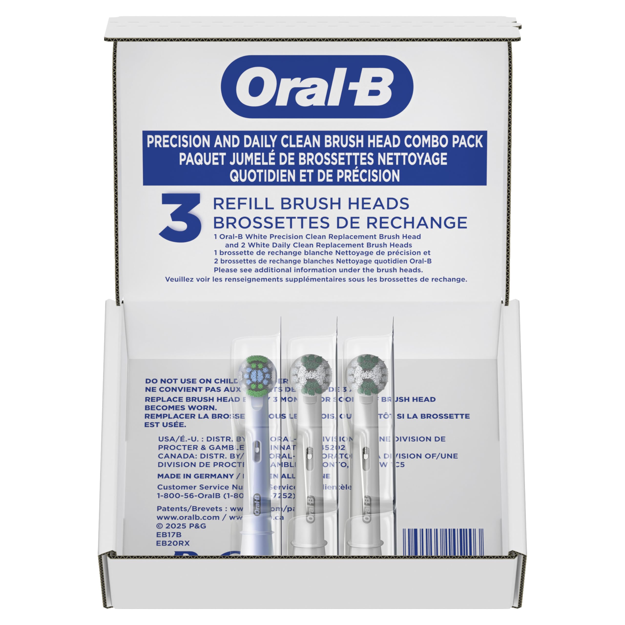 Oral-B Replacement Brush Heads for Rechargeable Toothbrushes

