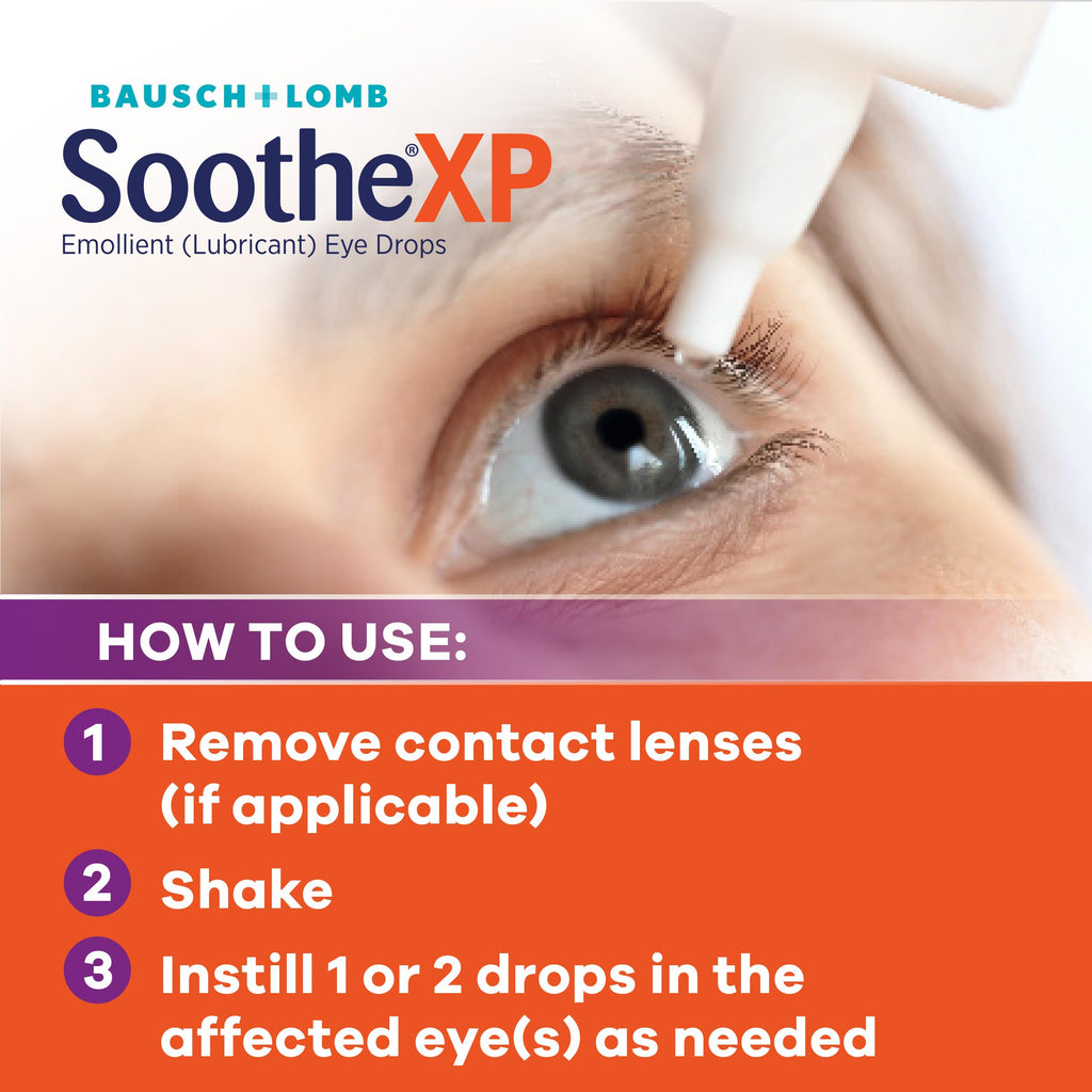 Soothe XP Eye Drops by Bausch & Lomb Lipid Layer Support

