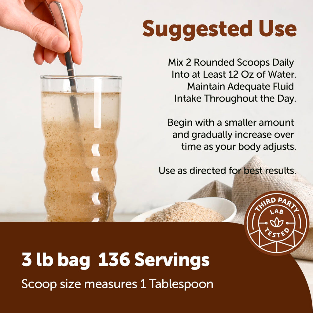 Micro Ingredients Psyllium Husk Fiber Supplement

