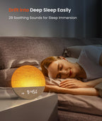 Dreamegg Alarm Clock with Sleep Sounds

