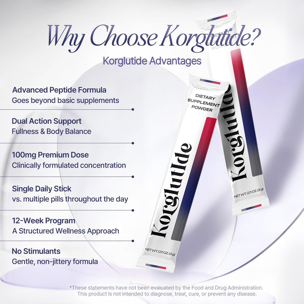 Korglutide Daily Wellness Peptide Powder | Appetite Support

