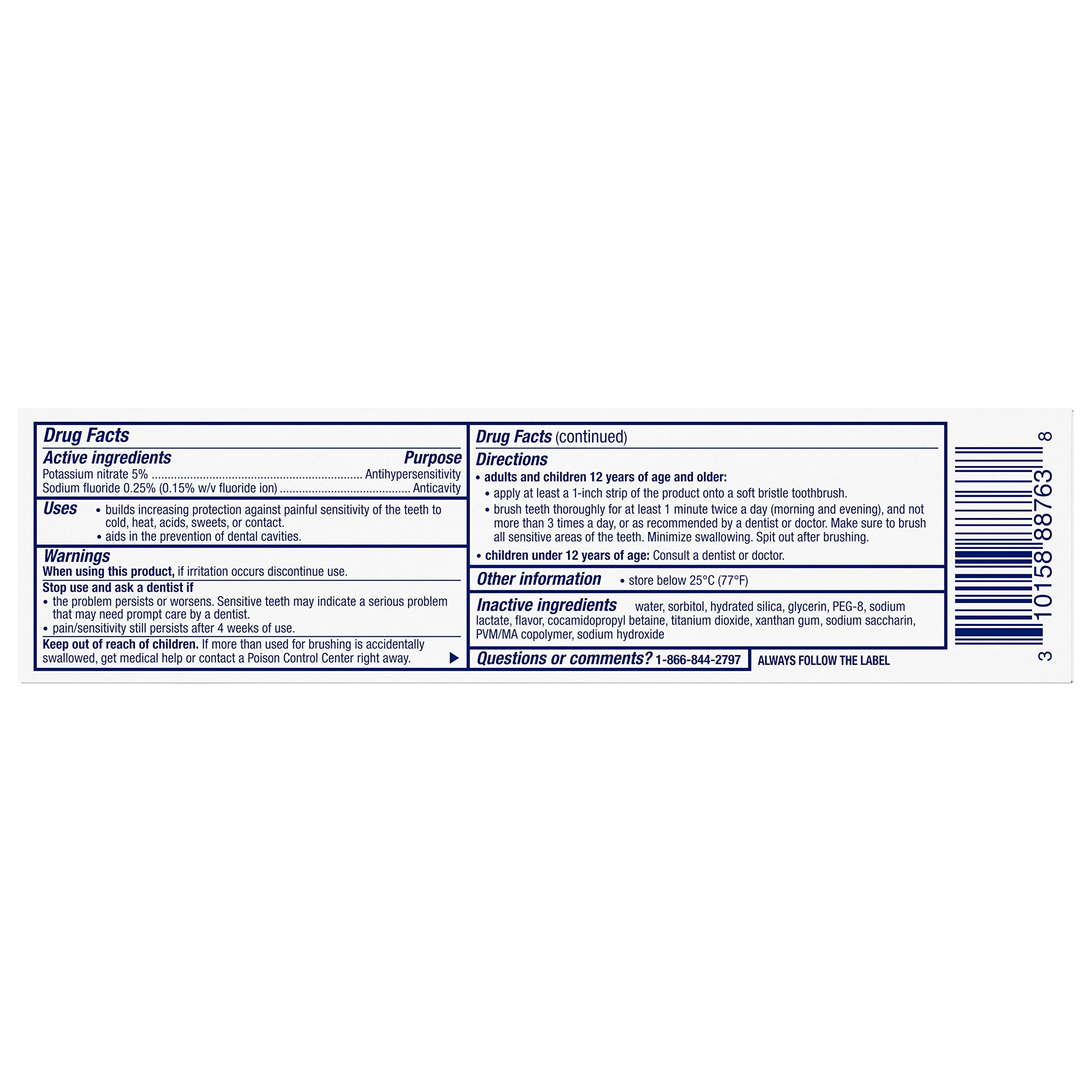 Toothpaste Sensodyne Pronamel Enamel Repair

