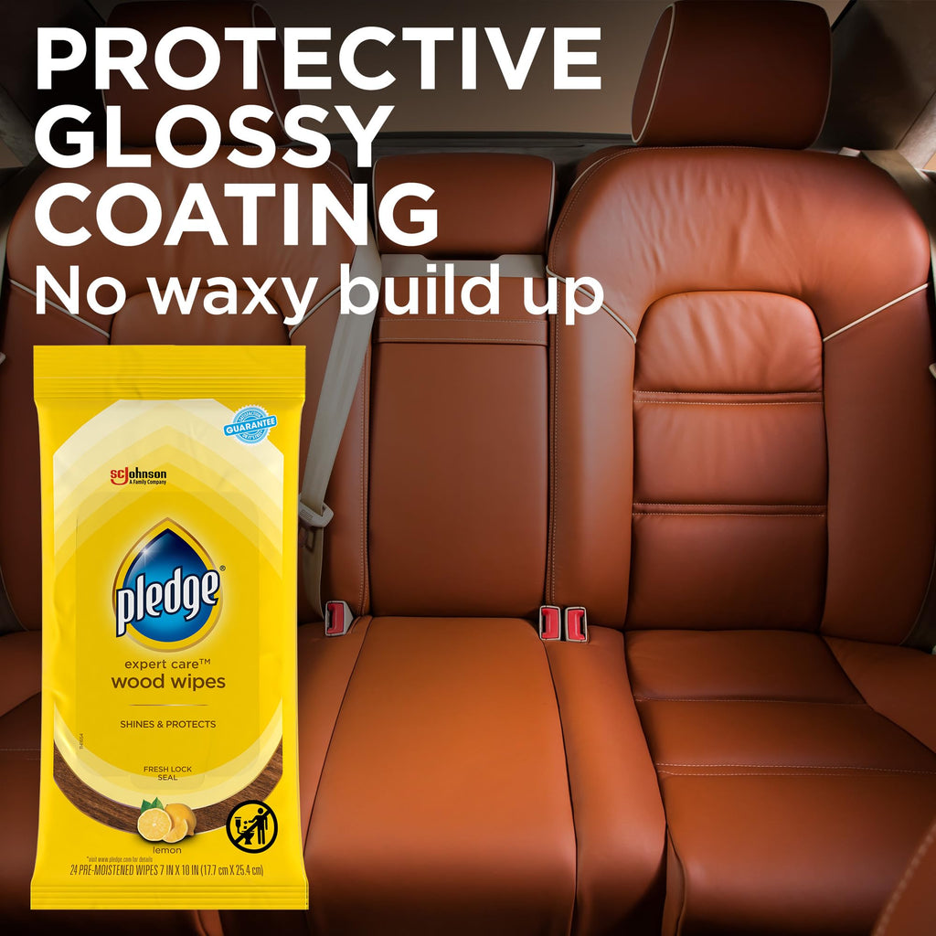 Pledge Wood Wipes - Expert Care Furniture Polish


