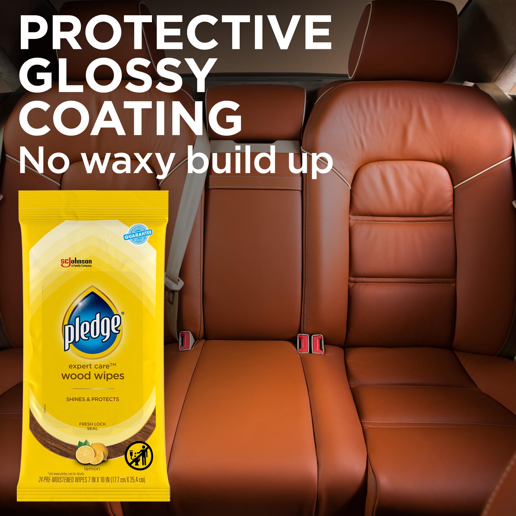 Pledge Wood Wipes - Expert Care Furniture Polish

