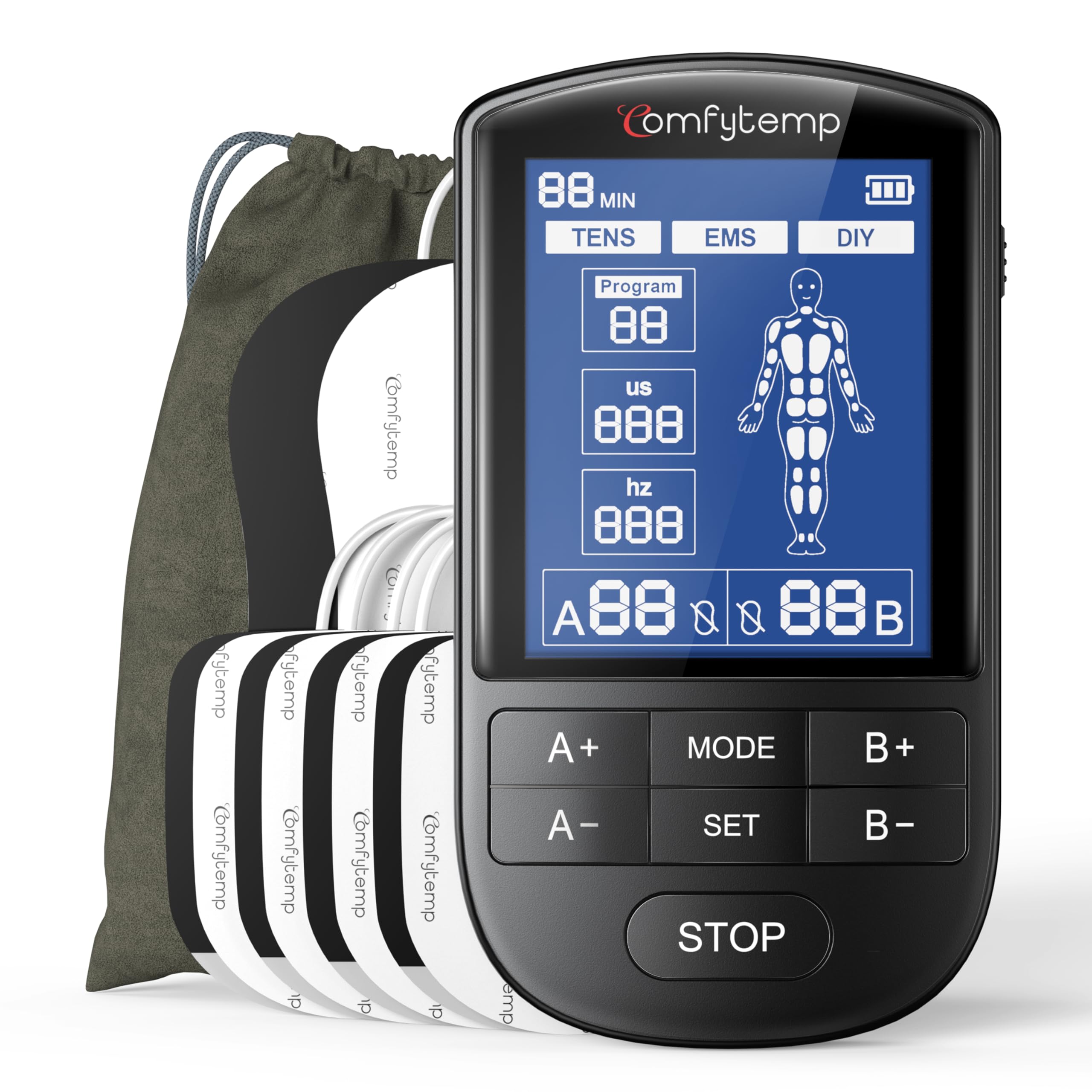 Comfytemp TENS EMS Pain Relief Device | Home Use

