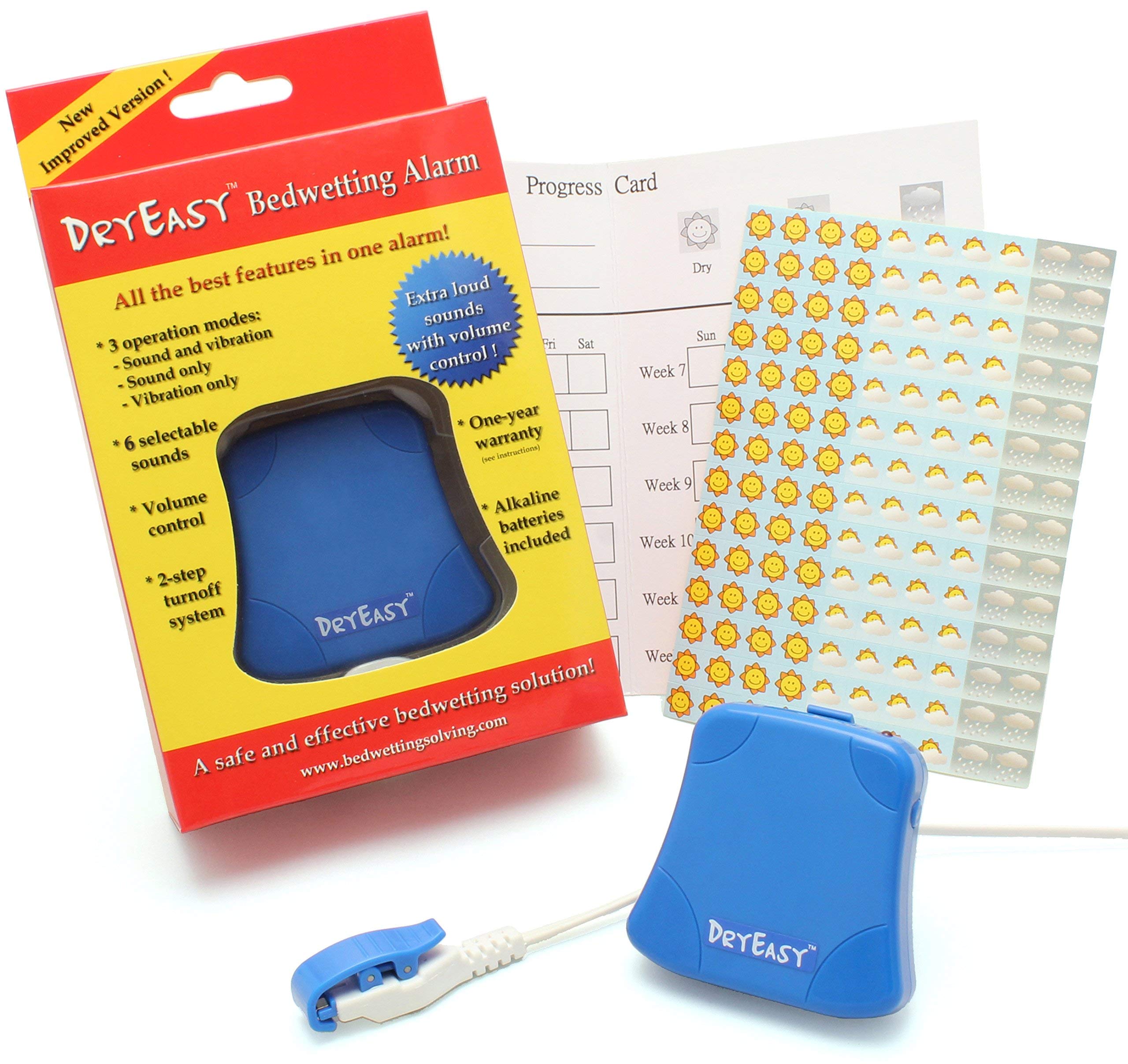 DRYEASY Bedwetting Alarm with Volume Control

