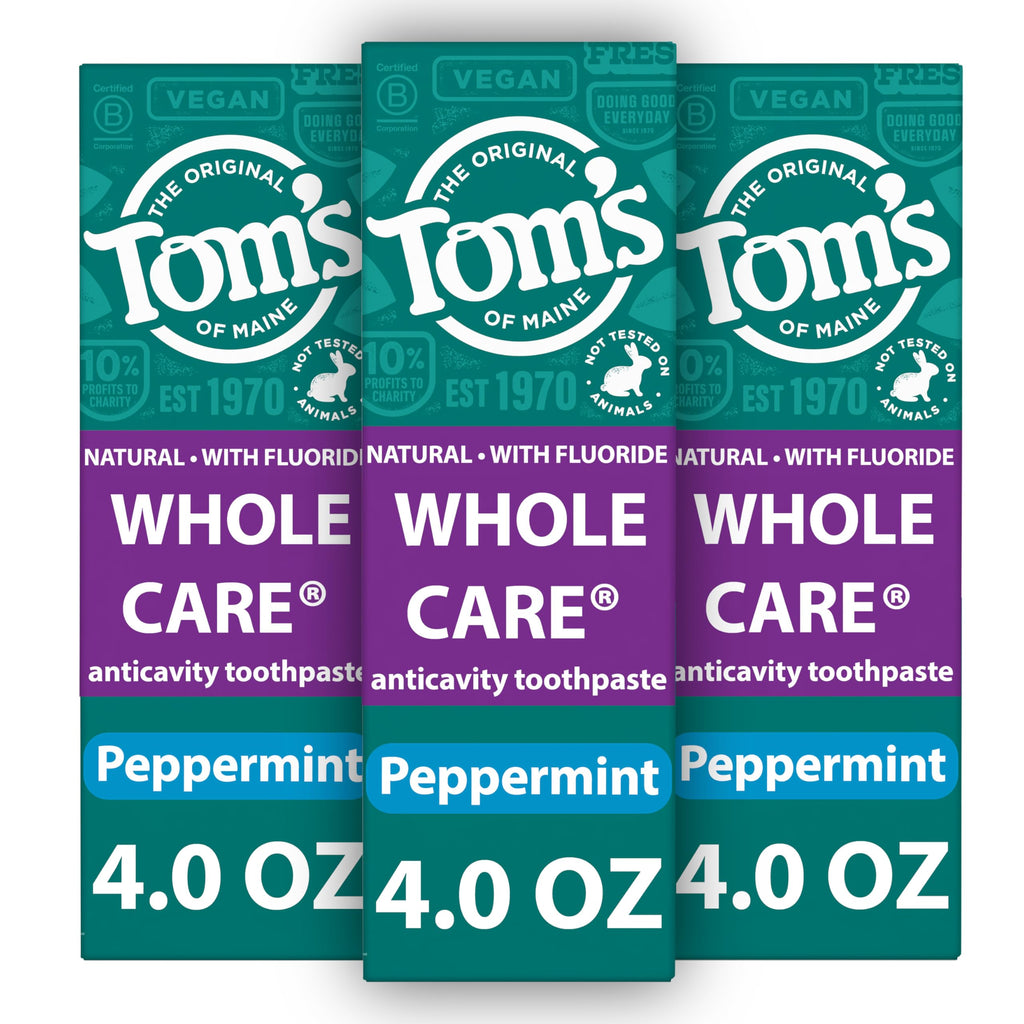 Tom's of Maine Whole Care Natural Fluoride Toothpaste