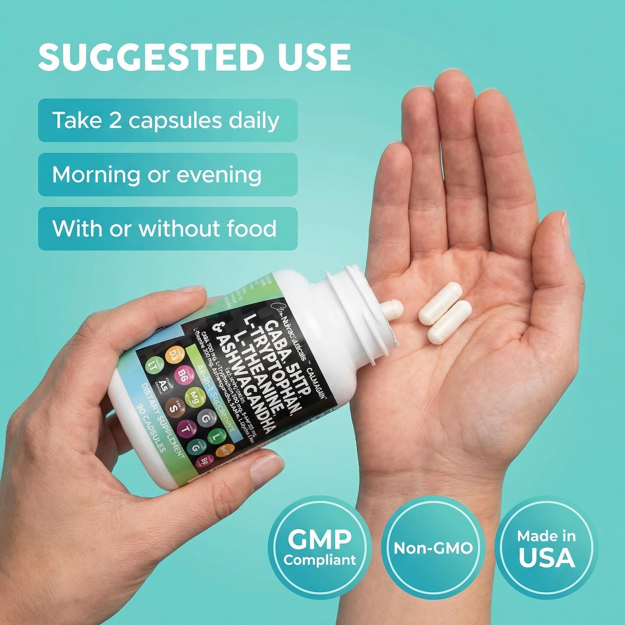 Mood Support CalmAgain by Clean Nutraceuticals

