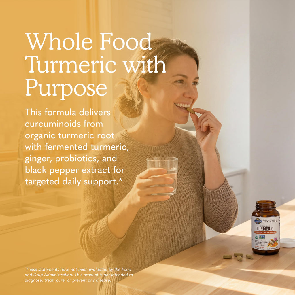 Garden of Life Organic Turmeric with Probiotics – Supplement

