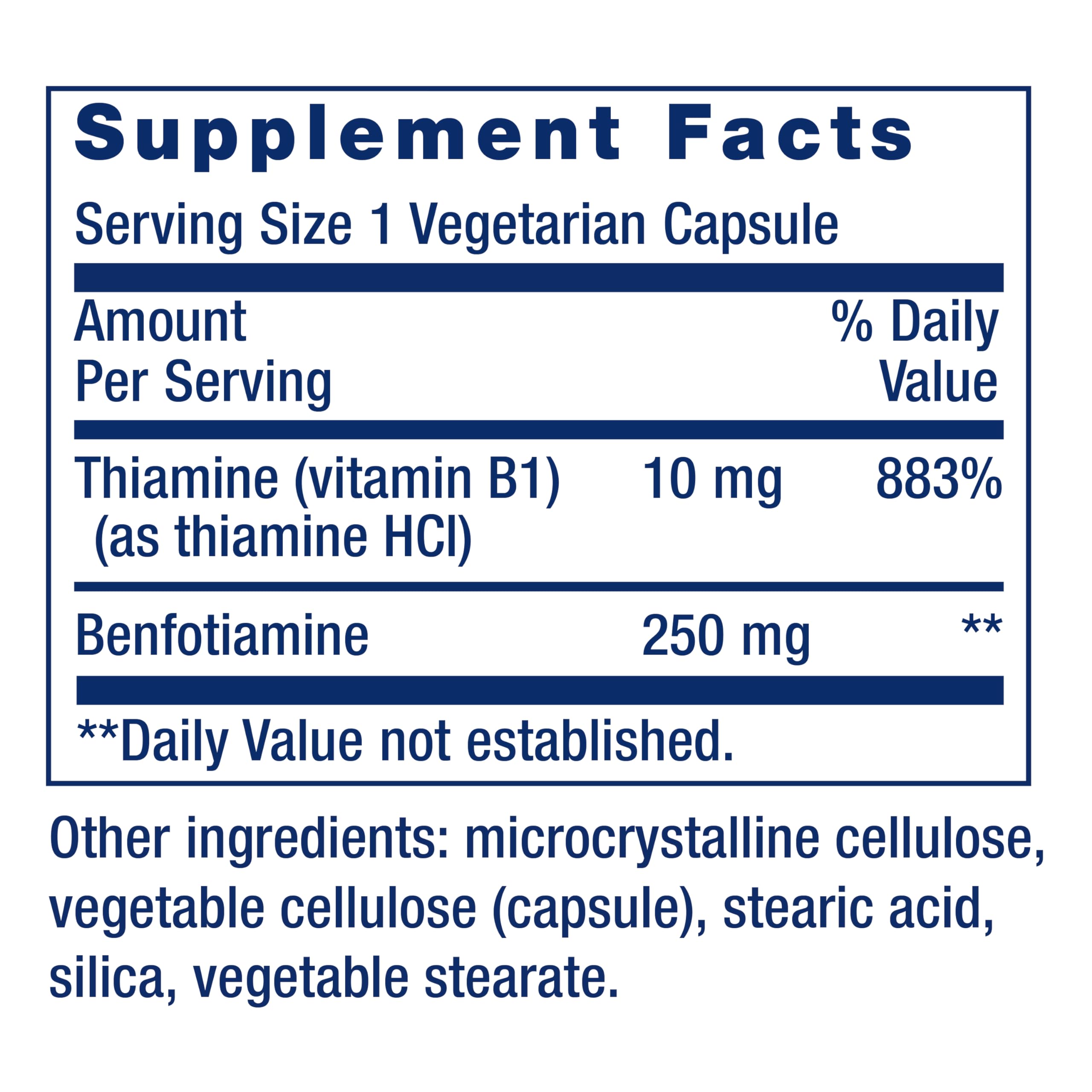 Life Extension Mega Benfotiamine 250 mg | Healthy Metabolism

