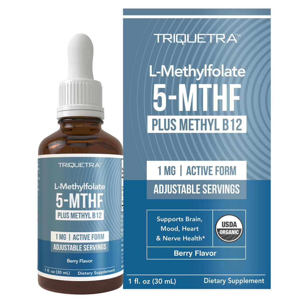 Organic Methyl Folate + Methylcobalamin Liquid Sublingual

