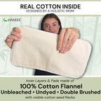 OASIZZ Castor Oil Pack Wrap for Stomach - Reusable

