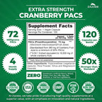 Zazzee Cranberry PACs 72 mg Capsule - 50:1 Extract

