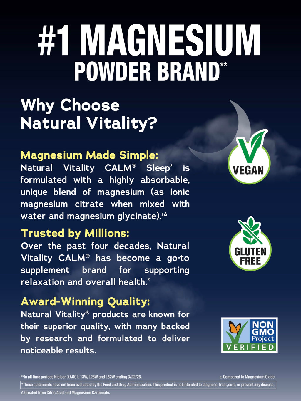 Natural Vitality CALM Sleep Magnesium Drink Mix

