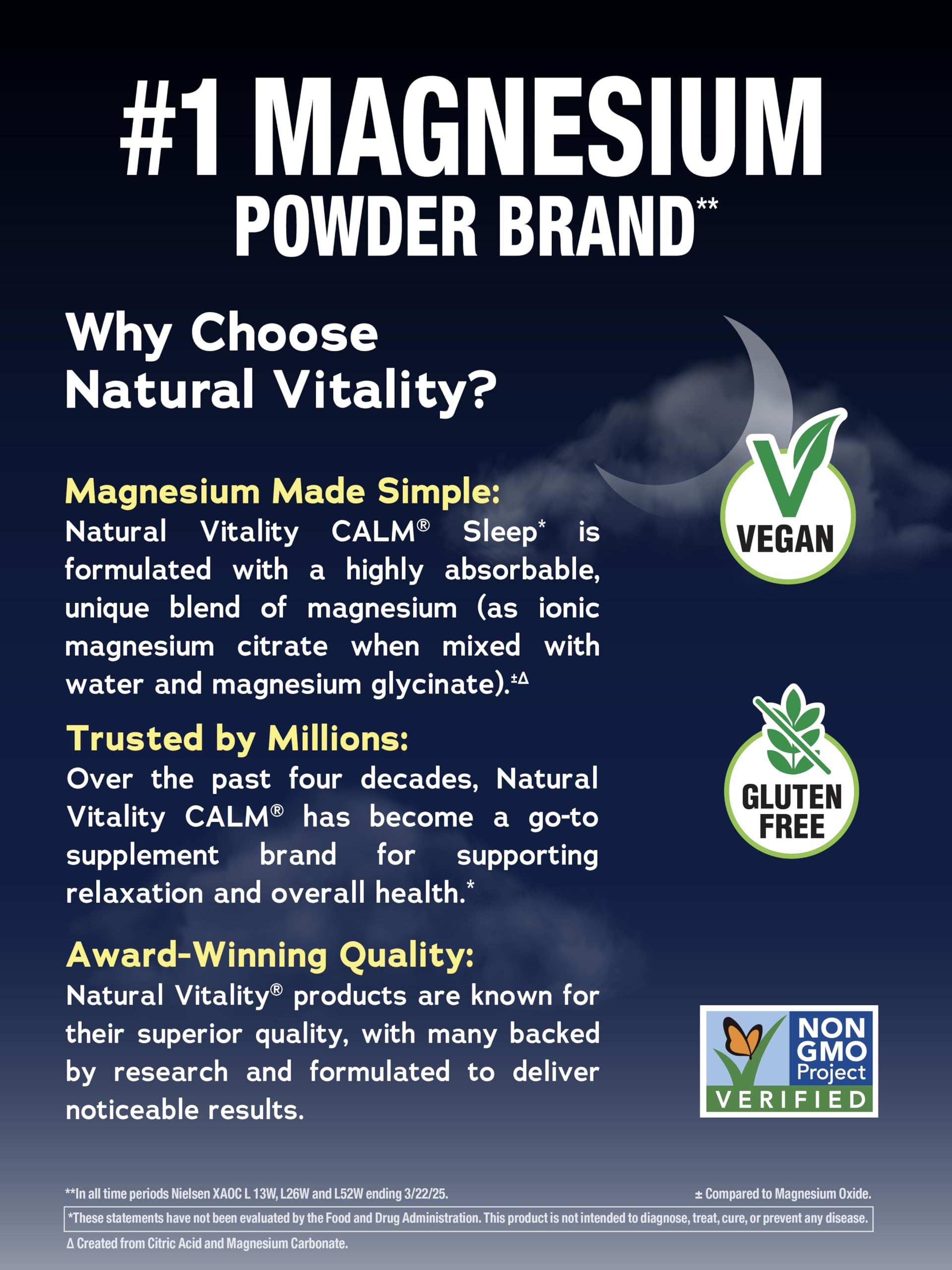 Natural Vitality CALM Sleep Magnesium Drink Mix

