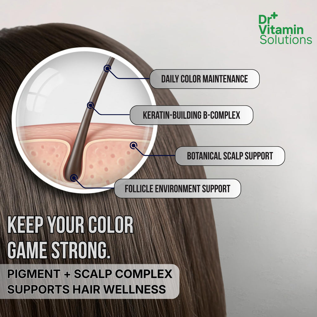 Gray Hair Rescind with Catalase - Hair Vitamins

