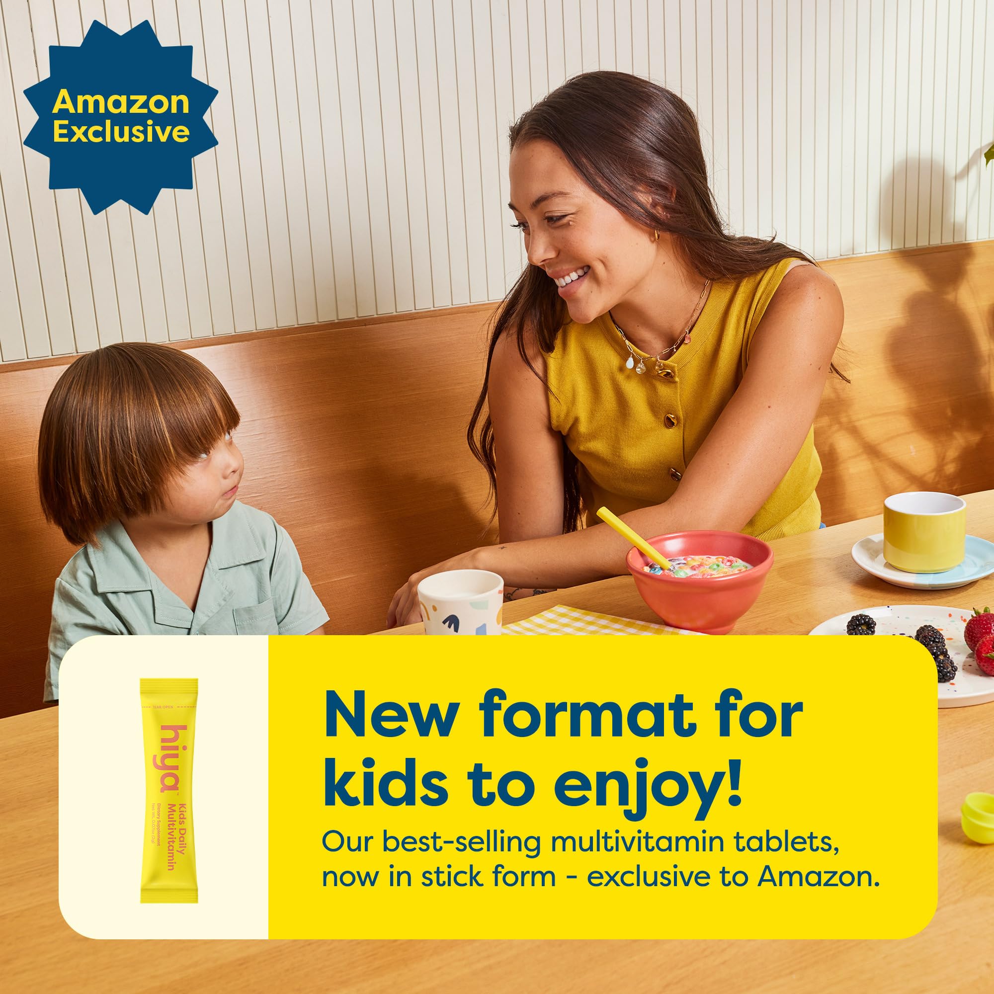 Hiya Kids Multivitamin – Sugar-Free Daily Vitamin for Growth

