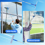 NICOFPHY Window Cleaning Kit with Squeegee & Scrubber

