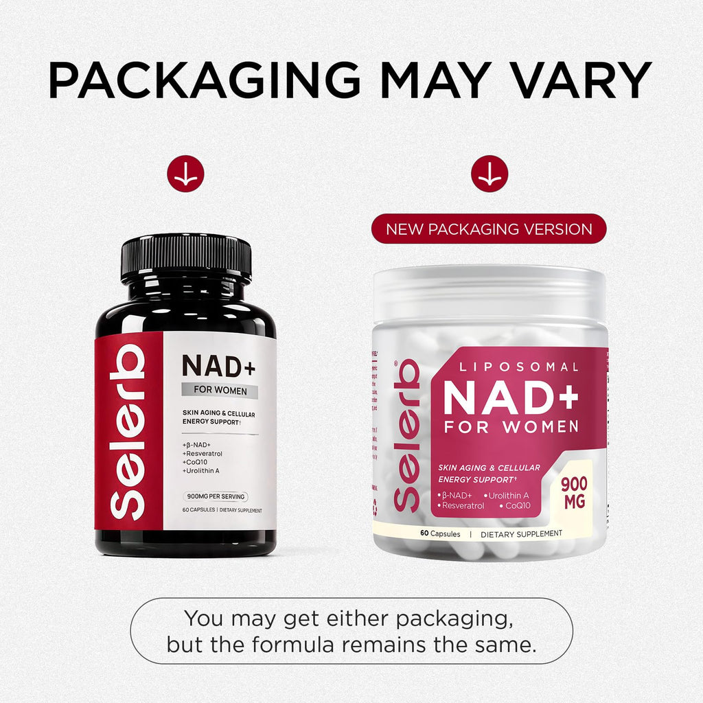 NAD+ Supplement for Women by Selerb | Energy & Skin Health

