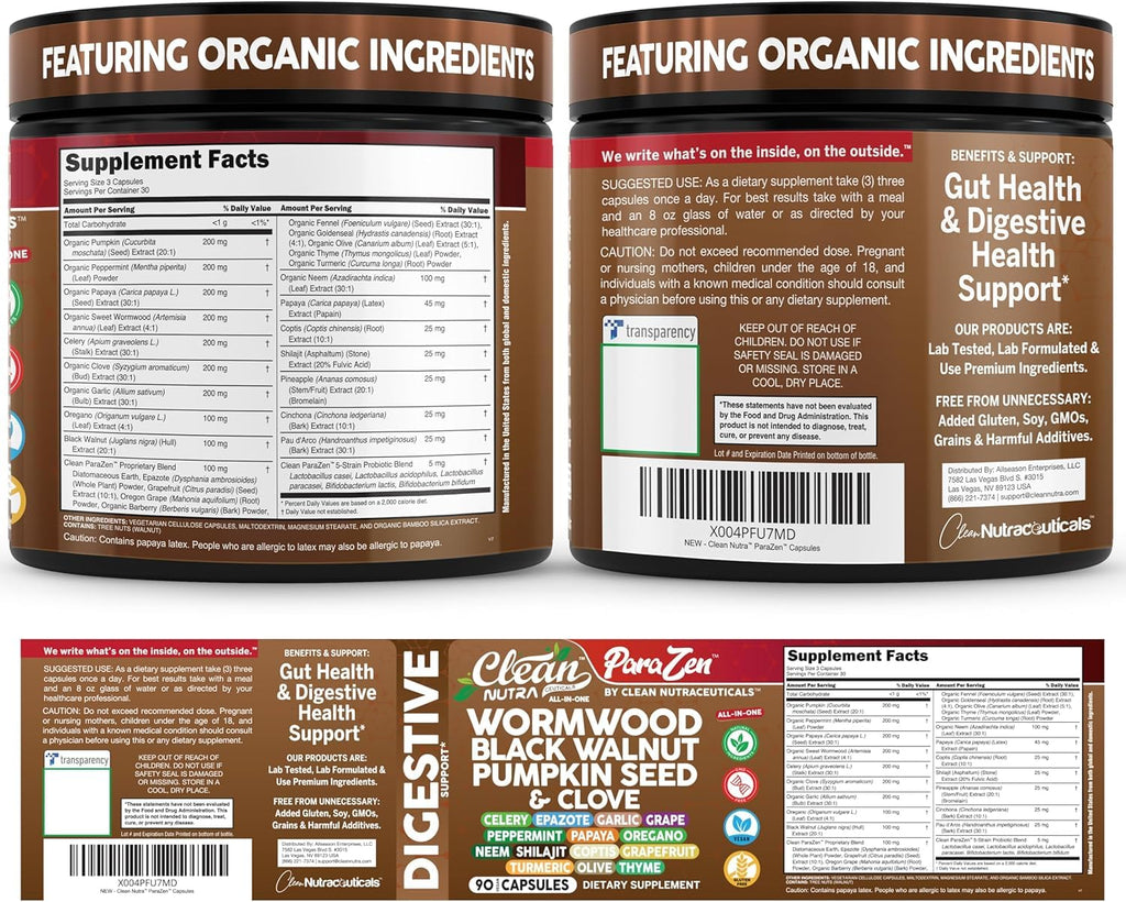 Plant-Based Digestive Health Detox Capsules

