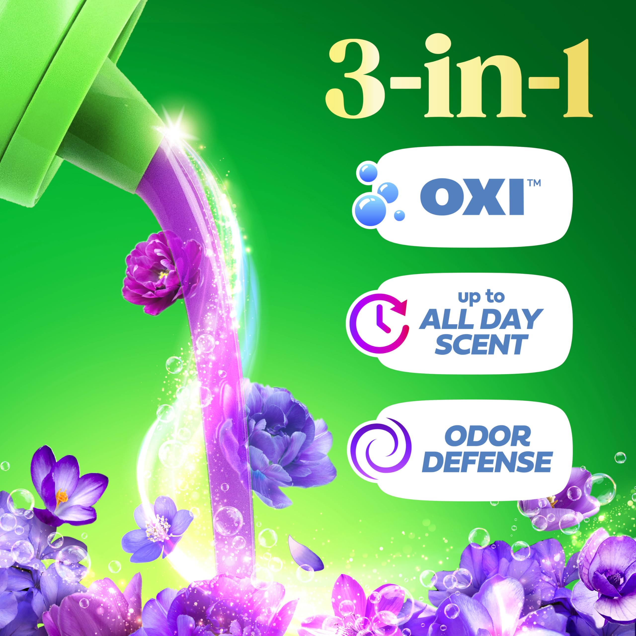 Gain Plus Liquid Laundry Detergent with Oxi - All Machines


