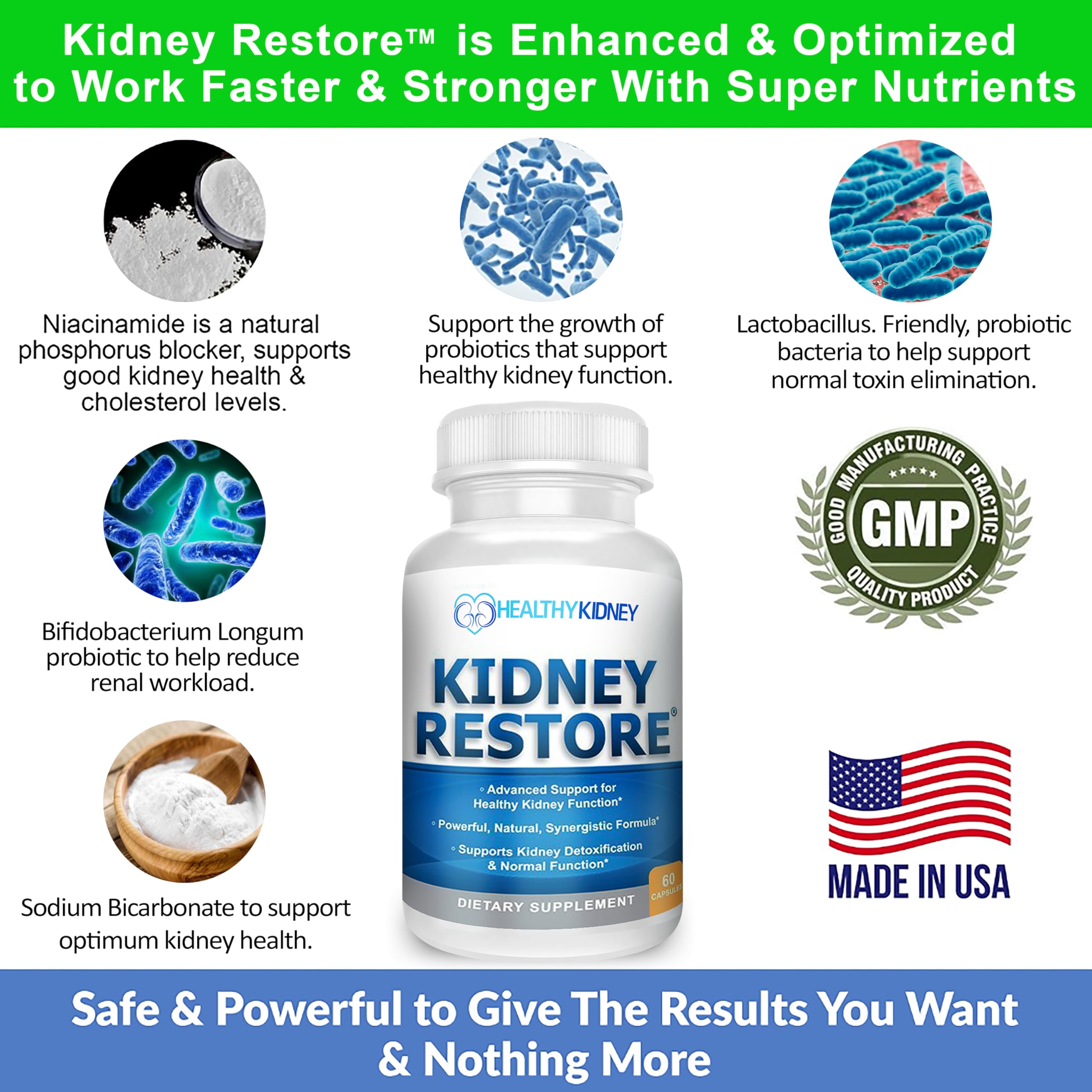 Kidney Cleanse Detox & Repair Supplement - Kidney Restore

