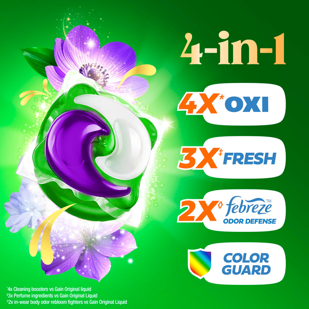 Gain Plus Flings Pods Laundry Detergent – All-In-One Clean

