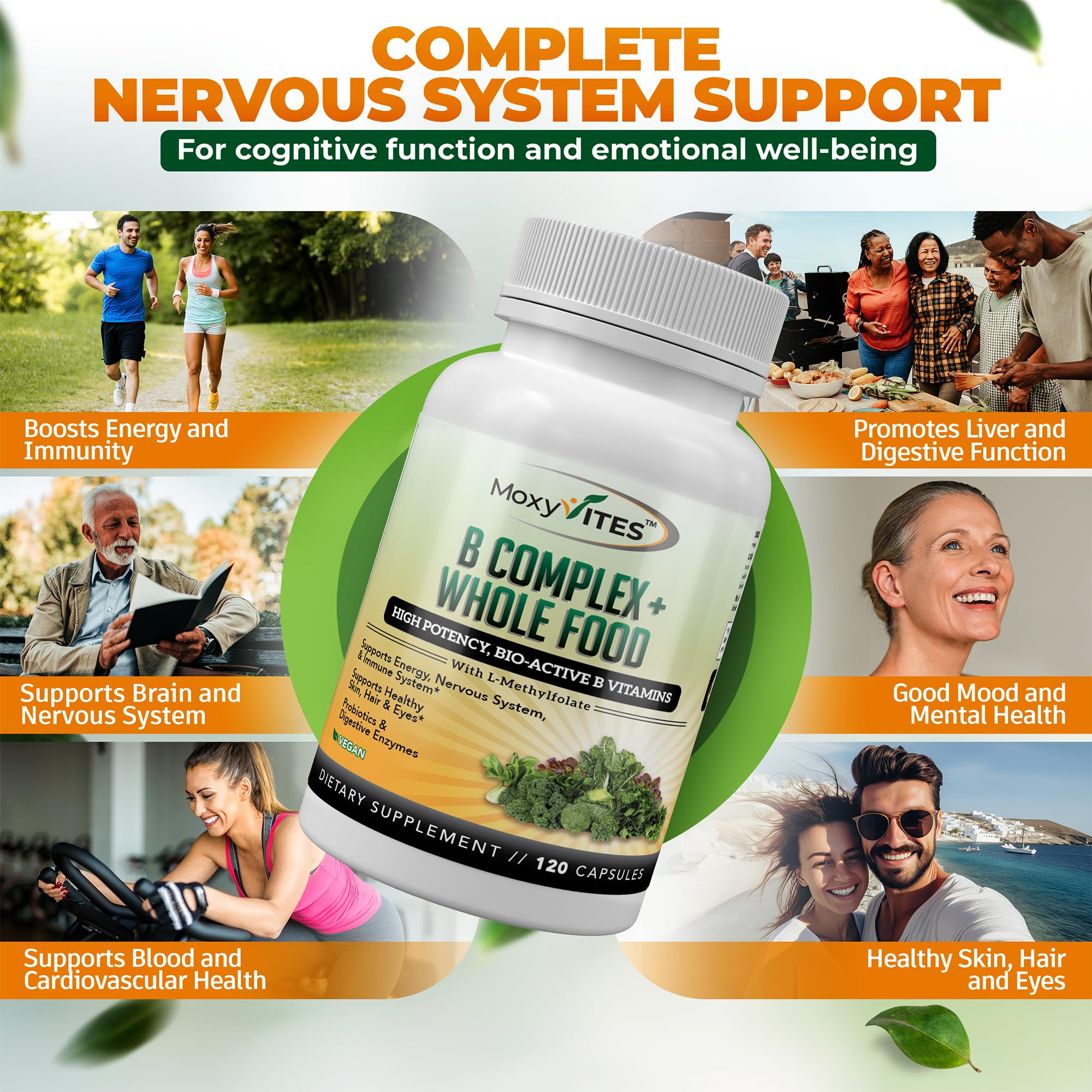 MoxyVites Vitamin B Complex – Energy Support

