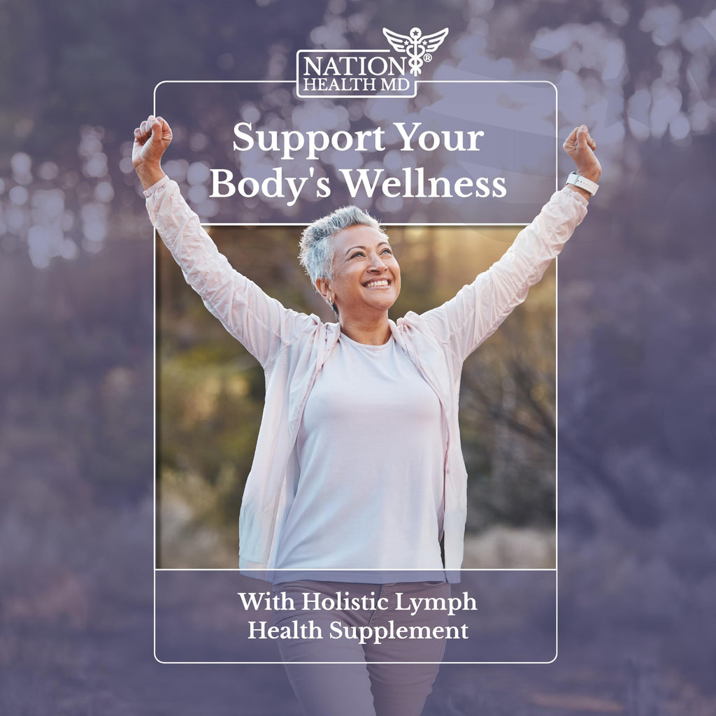 NationHealth MD Lymph MD Lymphatic Supplement | Plant-based

