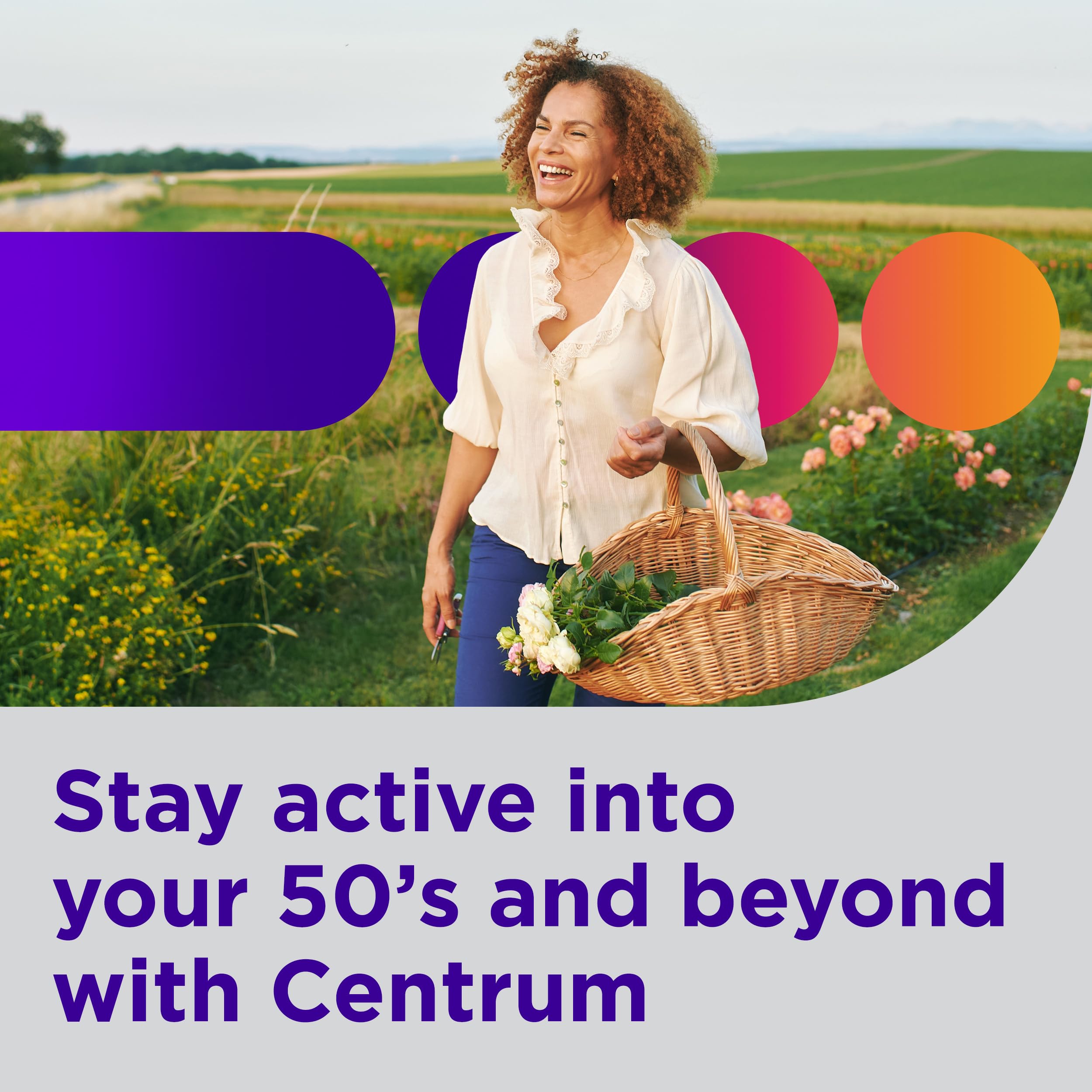 Centrum Silver Women's Multivitamin 50+ | Supports Wellness

