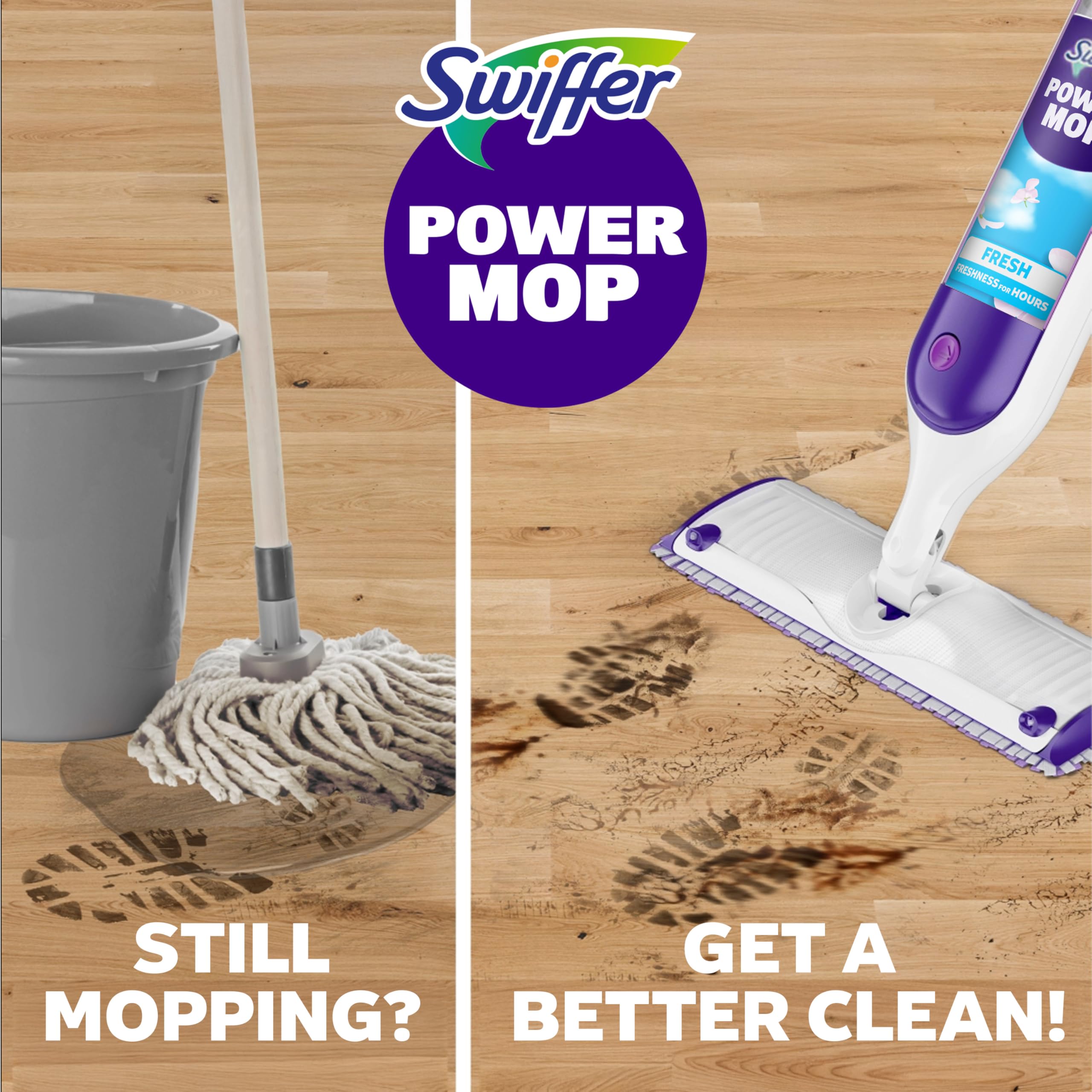 Swiffer PowerMop Floor Cleaning Kit – Spray Mop System

