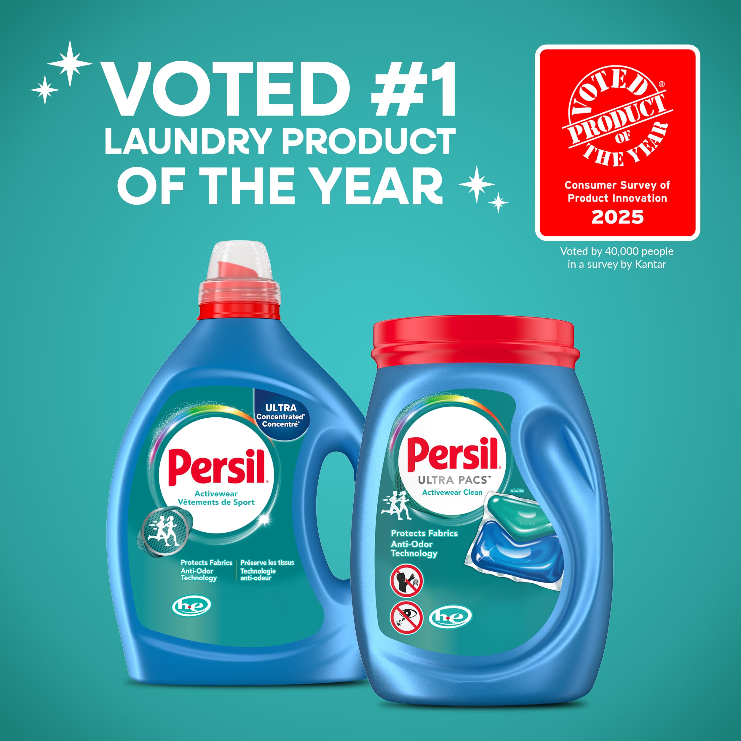 Persil Laundry Detergent Liquid for Activewear - HE Safe

