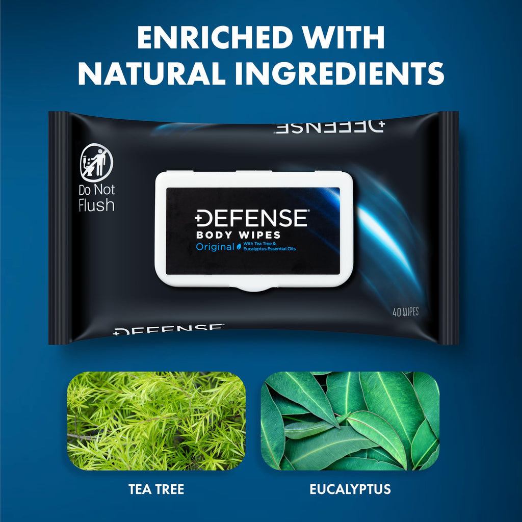 Defense Soap All Natural Tea Tree Body Wipes

