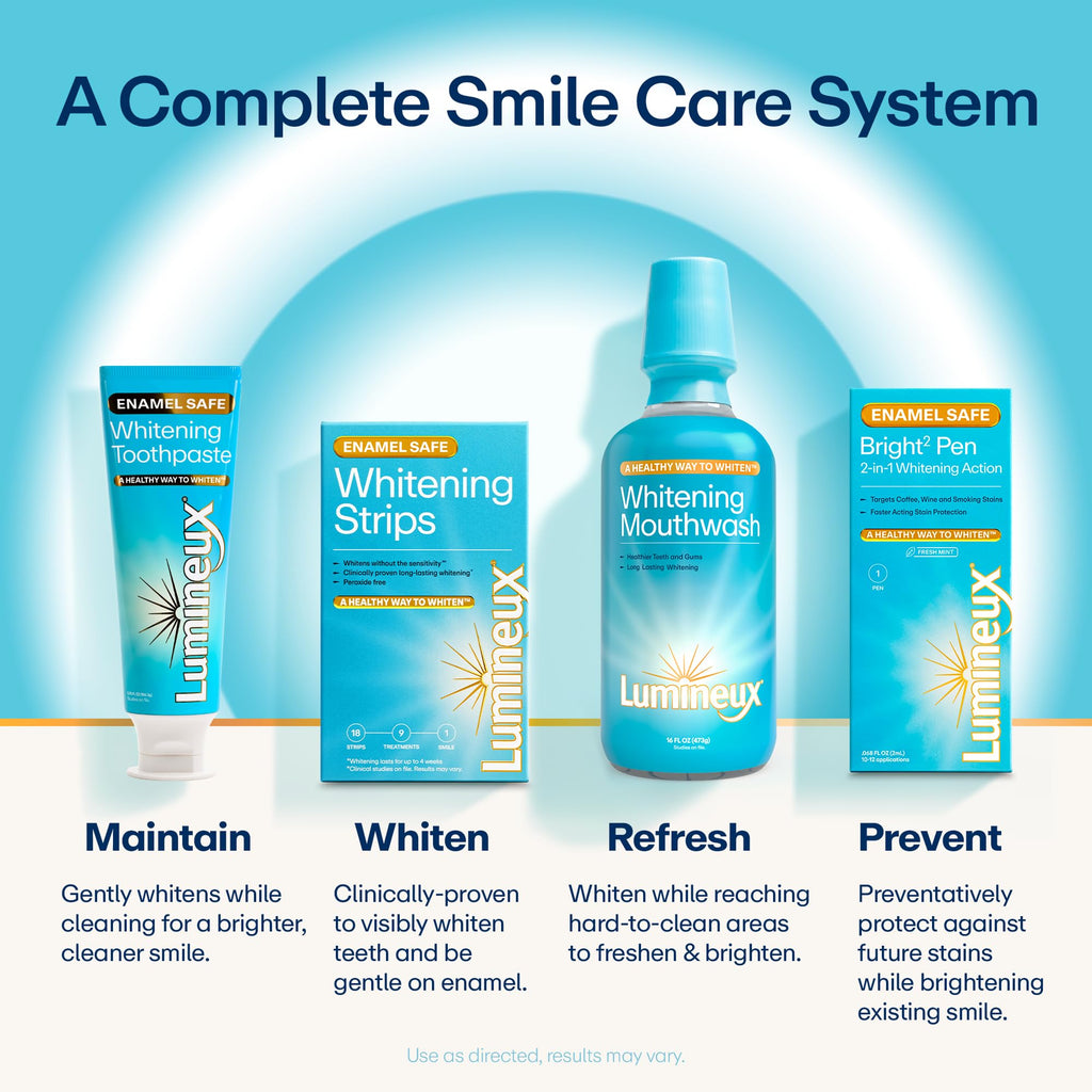 Lumineux Whitening Toothpaste – Enamel Safe & Peroxide Free

