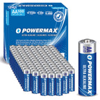 Powermax AA Alkaline Batteries - 1.5V Non-Rechargeable


