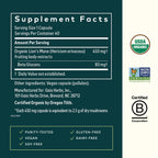 Gaia Herbs Lion's Mane Mushroom Brain Health Support


